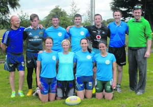 tag rub 0228; Kilmallock wrriors who won the Bull 7 Booze tag rugby at Bruff RFC. pic declan hehir