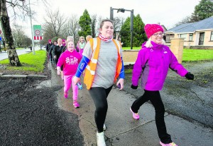 Clare Scanlan Operation Transformation Leader and Aoife Hearne Operation Transformation Nutritionist leading more than 500 people from across County Limerick gathered in Newcastle West on Saturday for the annual Operation Transformation walk. The sixth annual event, which was organised by Limerick Sports Partnership (LSP) and Sport Ireland in conjunction with RTE’s Operation Transformation programme, was one of 54 such events taking place around Ireland at the weekend. Clare Scanlan, who is originally from West Cork but now lives in Newcastle West, was the centre of attention for an RTE camera crew on the day after she was confirmed one of five Leaders in this year's Operation Transformation television series. Clare joined people from all over Limerick on a 5km walk from the Demesne in the town. Picture: Keith Wiseman