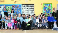 The pupils and staff at Gaelscoil Thomais Dáibhís set aside their normal uniform yesterday and donned items of blue clothing. Blue ballons and bunting decorated the school as seven very […]