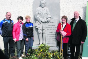 Michéal and Margaret Nolan, Nora O'Riordan, Angela Sheehy and Pat Lynch. George Daly Con Colbert Memorial Unveiling in Monlena Castlemahon