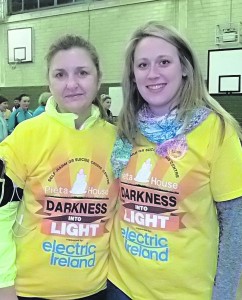 Una McCormack and Sandra O'Connor.   ---   Darkness Into Light Newcastle West   -- Pauline O'Connor