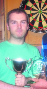 Chris Holmes, youths singles darts champion 2016.