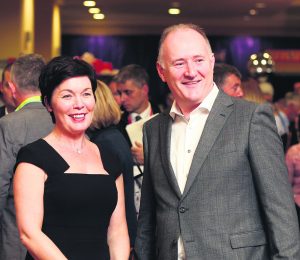 Edwina Lucey, Sales Director, and Jim Barry, MD, Barry Group, pictured at the annual Barry Group Conference where it was announced that the opening of 25 new Costcutter and Carryout stores so far during 2016 will have seen the Mallow-based Barry Group create 375 new jobs. Picture Conor McCabe Photography